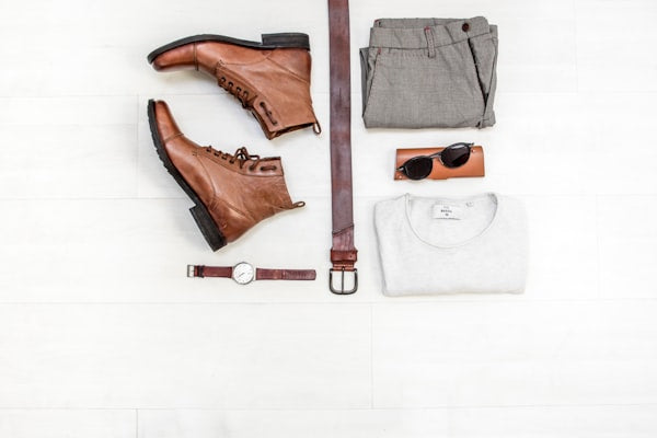 Men Stretchable Khaki Chino Trousers - Edition 558